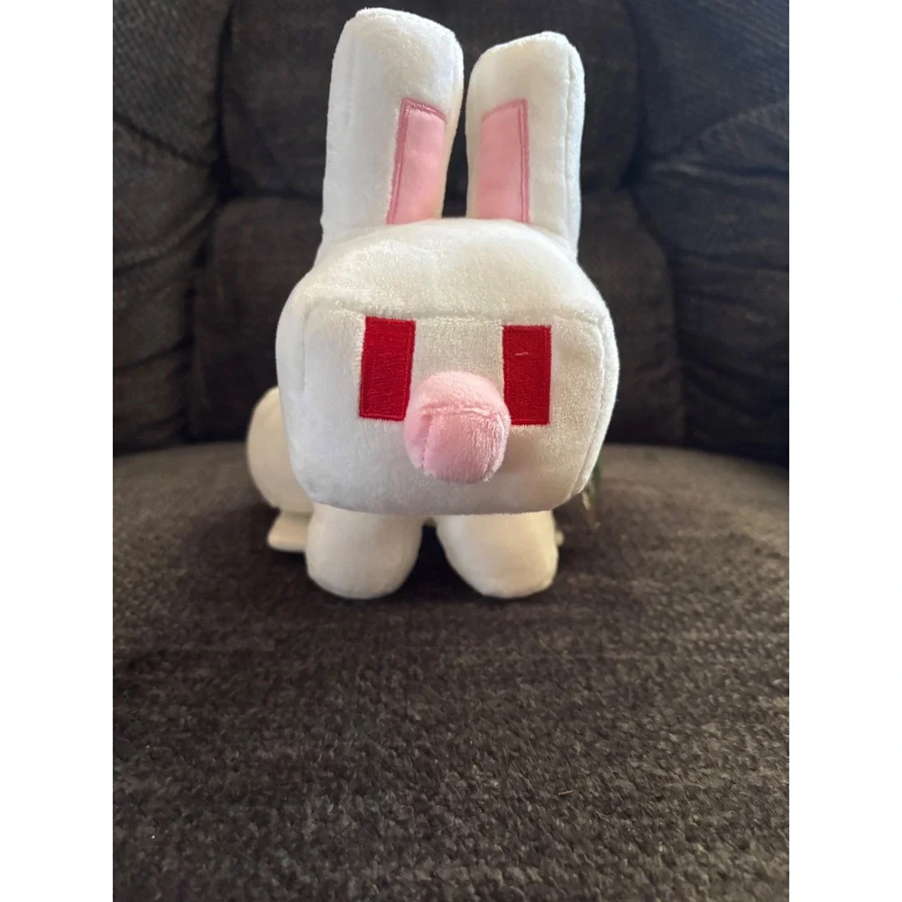Minecraft White Rabbit Plush Mattel Mojang Studios Plush NWT